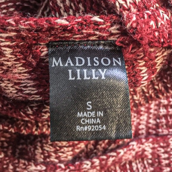 Stitch Fix Red Criss Cross Open Back Knit Sweater - Picture 8 of 8